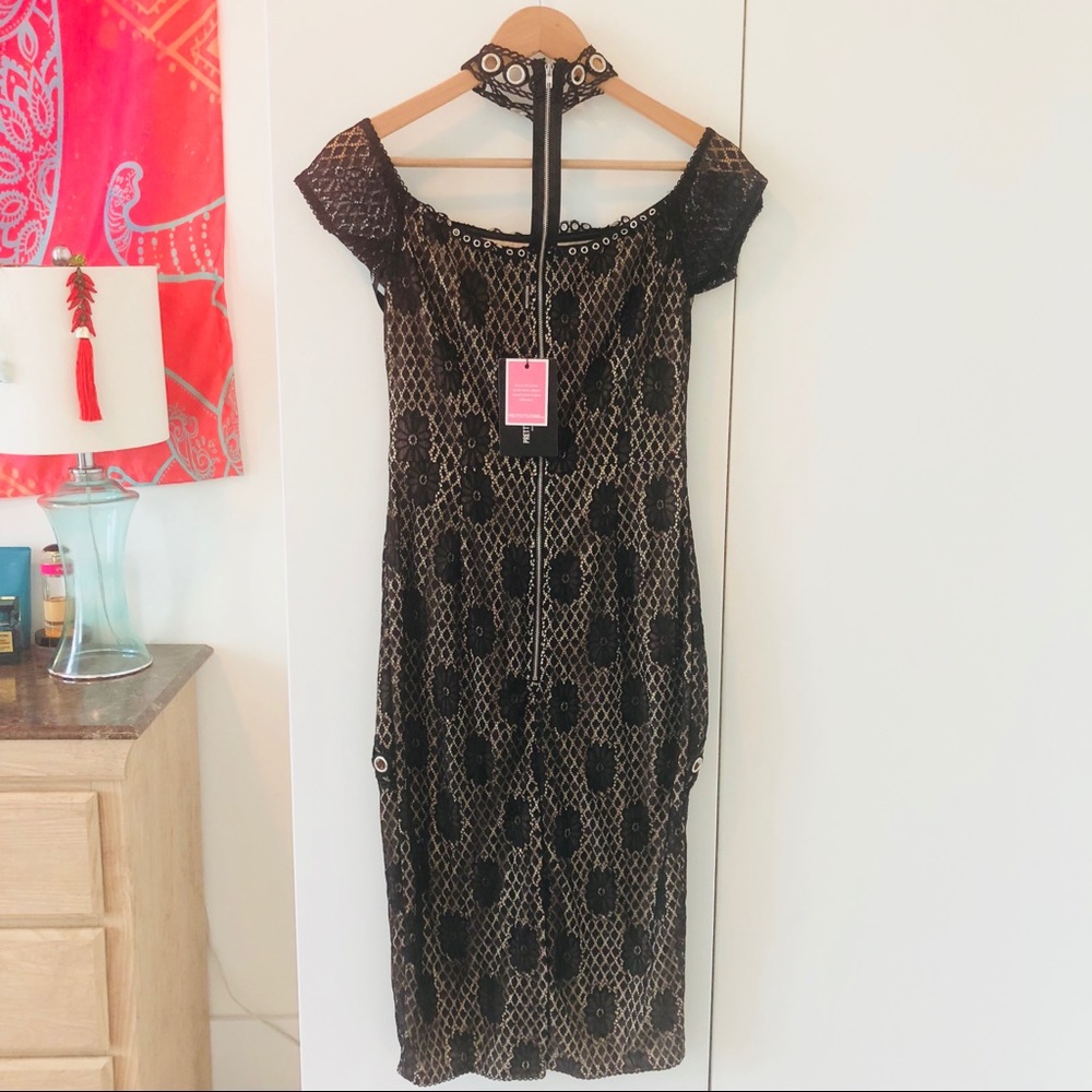 NWT Lace choker midi dress - Picture 4 of 8